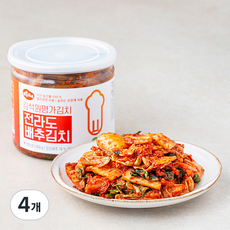 맑은물에 김석원 명가김치 전라도 배추김치, 450g, 4개