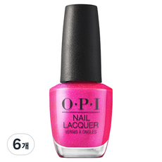 오피아이 네일락커 HRS02, Lollypoppin' Bubblegum (S), 6개, 15ml