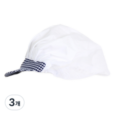 SF패션 위생 반망사 창모자 sfca02, 곤색체크창, 3개