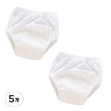 Bebeniz 嬰兒簡單網眼內褲 2p, 白色, 5個