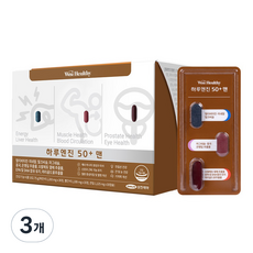 위시헬씨 하루엔진 50+ 맨 멀티비타민, 30회분, 3개
