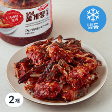 양념 꽃게장 (냉동), 2kg, 2개