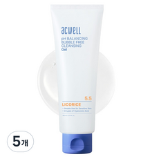 아크웰 피에이치 밸런싱 버블 프리 클렌징 젤, 160ml, 5개