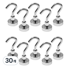 코멧 심플 네오디뮴 고리자석 16mm 10p, 30개