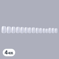 비앙티노 말랑이 소프트 커브 투명 젤네일 팁 25BRS287 240p 세트, 4세트, No1
