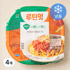 루틴잇 씨제이 토마토라구 통밀파스타 (냉동), 395g, 4개