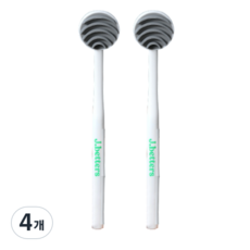 Edge Pro 刮舌器 舌苔清潔器 白色, 4個