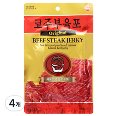 코주부 육포 오리지날, 50g, 4개