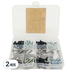 Innotime 木材用粗牙螺絲 4種 + 翼型自攻螺絲 2種 + 石膏板單刃螺絲 2種 + 雙刃螺絲 2種 套組 1048, 2套