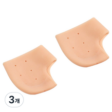 로이랑 실리콘 발뒤꿈치 패드 양말, 55g, 3개, 2개입