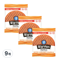 Rip Van 華夫餅 荷蘭焦糖&香草風味, 33g, 9個