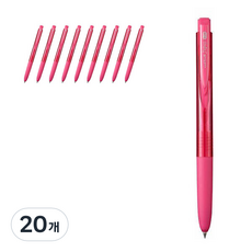 Uni 三菱 SigNo Altione 敲擊中性筆 UMN155 0.28mm, 粉紅色 (68), 20個