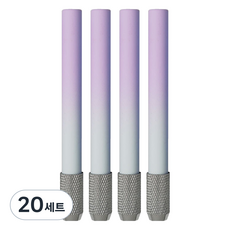 미소로운 연필 홀더 세트 A타입, 20세트, 퍼플스카이