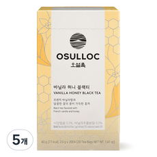 OSULLOC 香草蜂蜜紅茶茶包, 5個, 2g