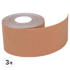 PAL-E 스포츠 테이프 살구색 5cm x 5m, 3개, 1개입