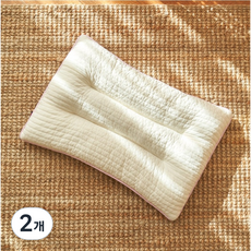 elim korea 可水洗低款涼感雙面枕, 粉紅色, 2個