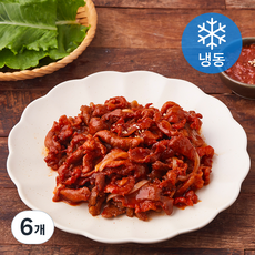 더오담 고추장양념 오리불고기 (냉동), 200g, 6개