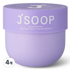 제이숲 실크 케라틴 단백질 모발 강화 헤어팩, 450ml, 4개