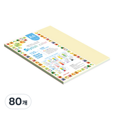 종이문화 스타일리쉬 얇은 혼합색지 120g 01 SN Tone Shallow, A4, 80개