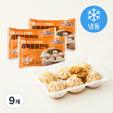 한끼의품격 제육통통만두 (냉동), 180g, 9개