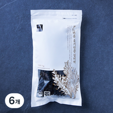 유기식품 인증 부드러운 실미역, 75g, 6개