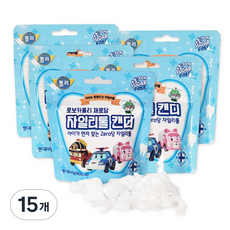 로보카폴리 제로당 캔디, 자일리톨, 40g, 15개