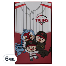 monAmi LG Twins Plus筆 6種組, 混合顏色, 6個