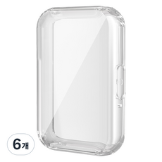 누아트 갤럭시핏 TPU 풀커버 케이스, 투명, 6개