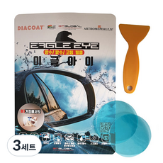EAGLE EYE 防水防潑水塗層膜 圓形 80 x 80 mm 2入, 全車系, 3套