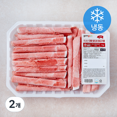 곰곰 국내산 대패 앞다리 불고기용 (냉동), 2개, 1kg