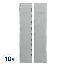 미소로운 다이어리 볼펜 홀더 S 16.5 x 3.5 x 0.5 cm, 그레이, 10개