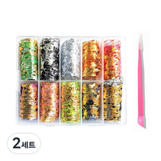 Funny Nail 網紗箔美甲套組, 2個, KN- A4003