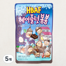 바프 헤이즐넛 봉봉, 100g, 5개