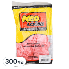네오룬스 30 cm 라운드풍선, 펄 라이트핑크, 300개입