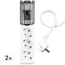 SURGIO 高容量斷路器延長線 3孔 WI-MC1636, 3m, 混合色, 2個