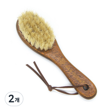 코쿼드 샴푸용 털 핸드 헤어브러쉬 I120, 베이지, 2개