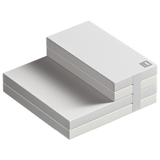 MH家居 摺疊抗菌階梯地墊, 奶油灰白