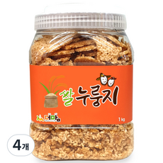 더맘 쌀 누룽지, 1kg, 4개