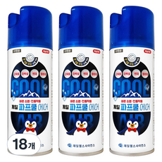 제일헬스사이언스 파프쿨 에어 뿌리는파스 180ml, 18개, 1개입