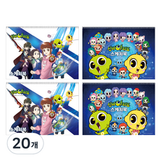 몽땅 신비아파트 스케치북, 345 x 248 mm, 30매, 20개