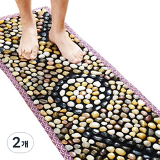 MAME 鵝卵石指壓墊, 2個, 混色