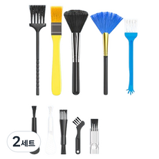 Market Plan 多用途Pure清潔刷10件組, 混合色, 2套