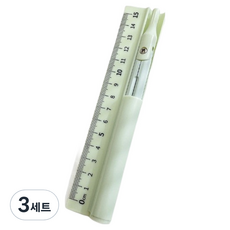 일상속반짝 자 + 컴퍼스 세트, 그린, 3세트