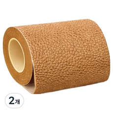 엠파이어 LEATHER FIX 가죽수선 시트지 테이프 20cm x 3m, 브라운, 2개