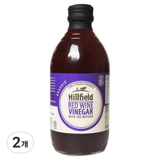힐필드 유기농 레드와인 식초, 2개, 500ml