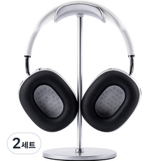 NUART AirPods 相容內部耳墊矽膠保護套, AirPods Max / Max2, 黑色