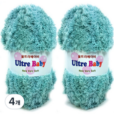 Happysil Ultra Baby 編織線, 1069 深薄荷綠, 4個