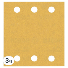 보쉬 EXPERT C470 사각 6홀 찍찍이 P180 115 x 107 mm 10p 2608900894, 3개