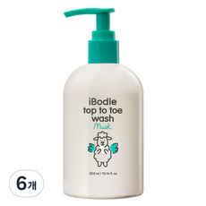 iBodle 嬰幼兒麝香從頭到腳多合一沐浴露, 300ml, 6個