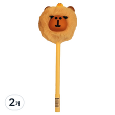 MS Corporation Cutiebara 水豚娃娃中性筆 0.5mm, 2個, 鴨子